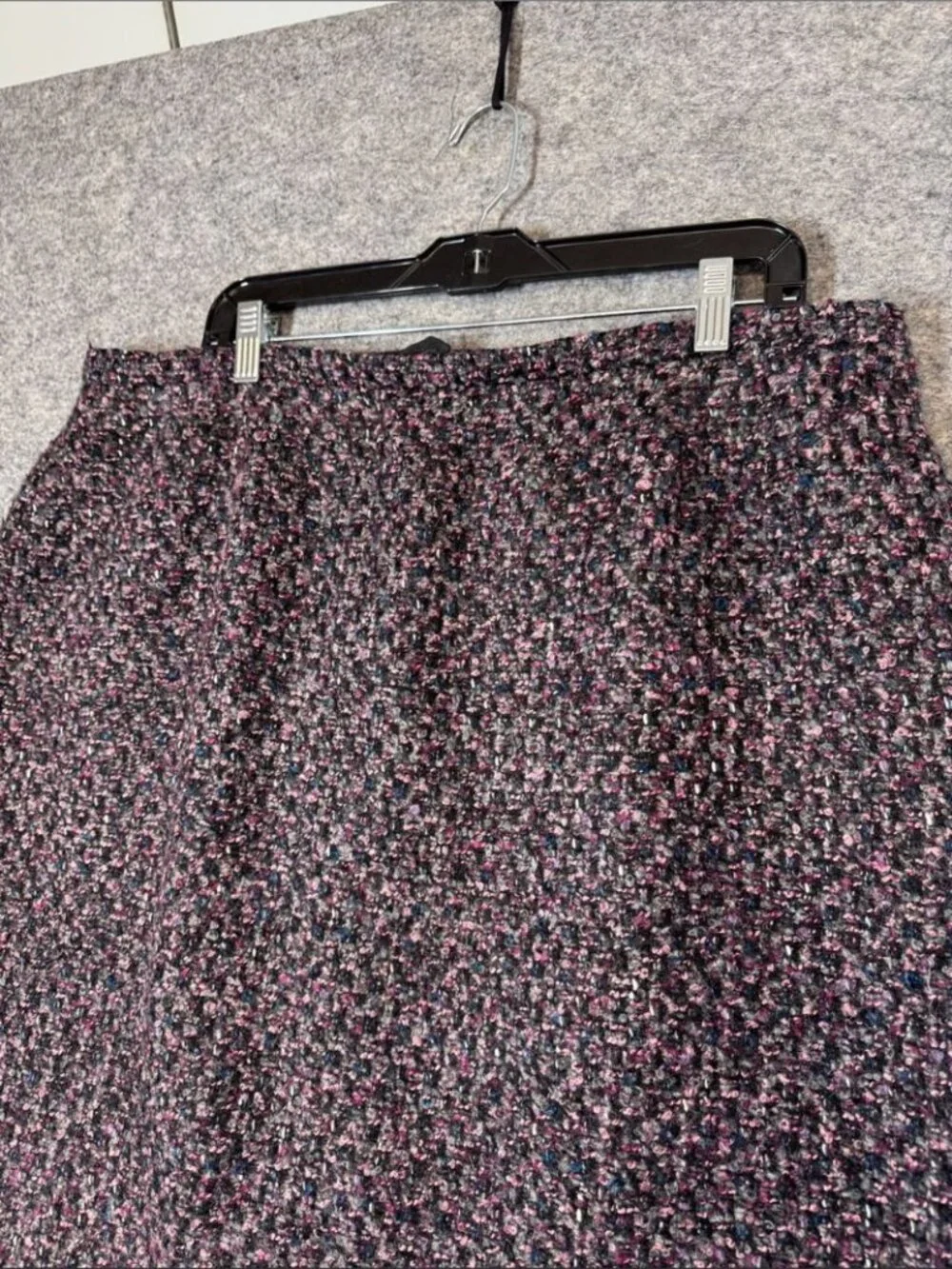 Lafayette 148 Boucle Wool Blend Pencil Skirt Black Pink 16 Quiet Luxury Career - Picture 5 of 13